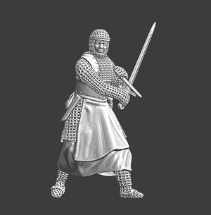 Medieval crusader knight – close combat