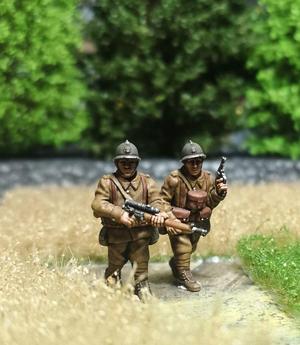 WW2 28mm french sniper team 2