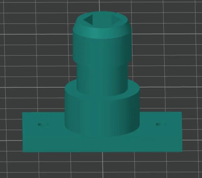 Massager socket attachment to M6 bolt