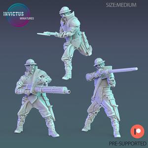 Plague Wars Soldier Set / Space Officer / Cyberpunk Warrior / Cosmic Invasion / Trooper Attack / Sci-Fi Encounter