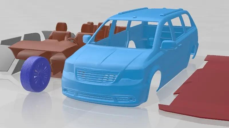 Chrysler Town And Country 2011 Printable Car