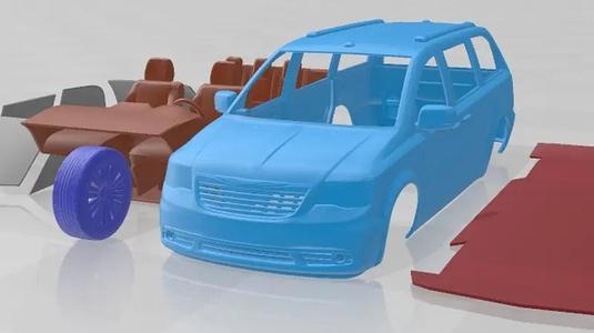 Chrysler Town And Country 2011 Printable Car