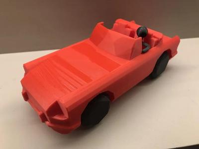 MG MGB CONVERTIBLE LOWPOLY
