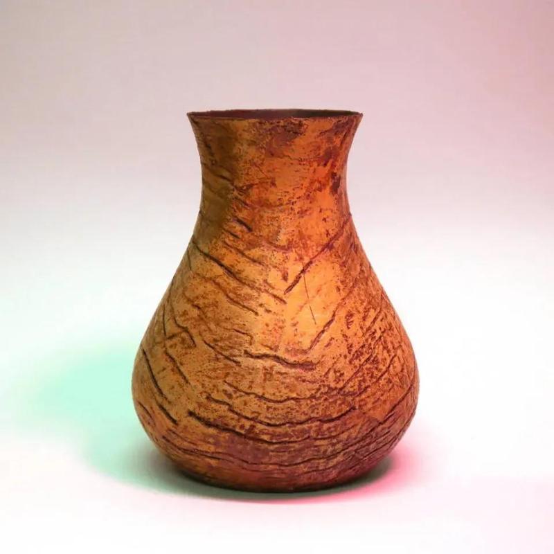 Weathered Wood Vase