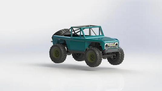 SCX24 PINCHED BRONCO AND COMPONENTS