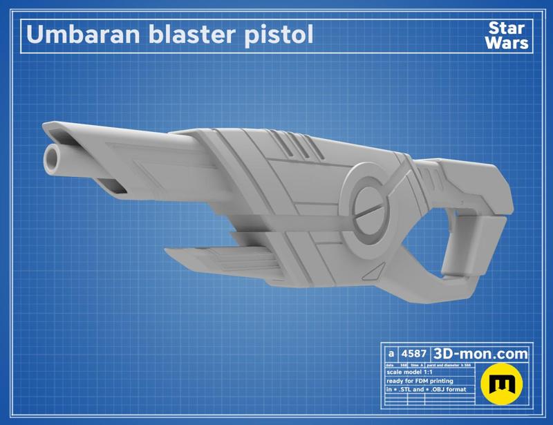 Umbaran Blaster Pistol