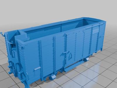 H0m – Car 99-06-51 (ex NWE 333, ex 99-02-05) – Equipment Car for the Fire Train in the Selke Valley
