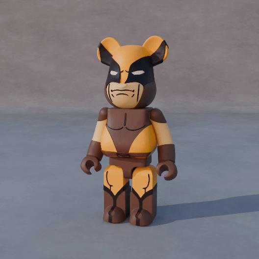 Bearbrick x Marvel X-Men Wolverine