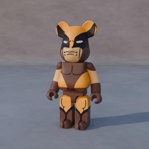 Bearbrick x Marvel X-Men Wolverine