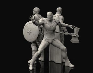 Avengers Statues Bundle