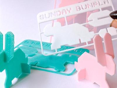 Easter Bunpla Model Kit Card