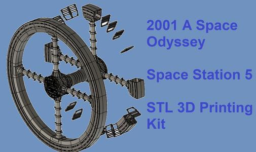 2001 A Space Odyssey Space Station 5 – STL Kit