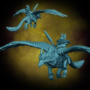 Griffons and Griffon Riders (PRESUPPORTED)