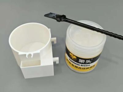 IKEA pegboard grease and brush holder