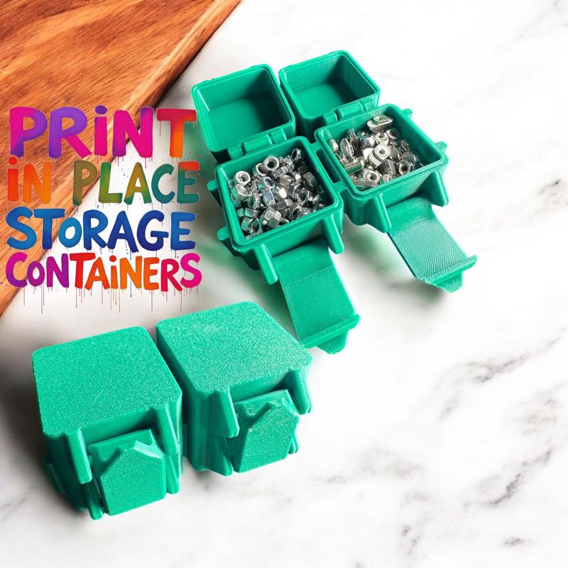 Mini Hardware Boxes – Print in Place, Organize your nuts and bolts