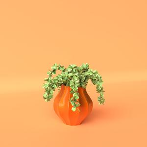 Rounded Elegant Vase / Planter