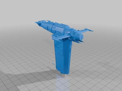 Resistance Bomber – Starfortress Scaled for x-wing miniatures