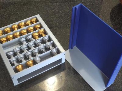 Portable Dinosaur-themed Chess Set + Container