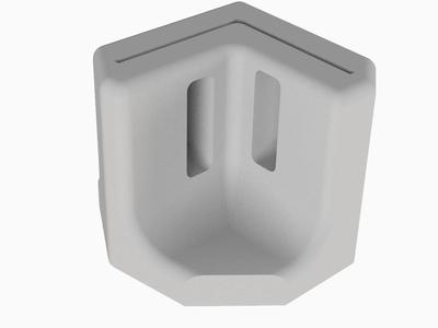 Bottom stand for steel profile (1.7, 36.7mm) rack