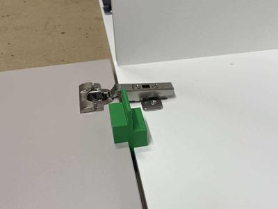 Blum hinge mount jig screwable