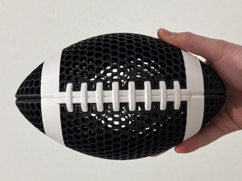 Airless Football with Display Stand