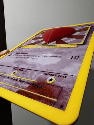 Oversized Valentines Day Pokemon Card