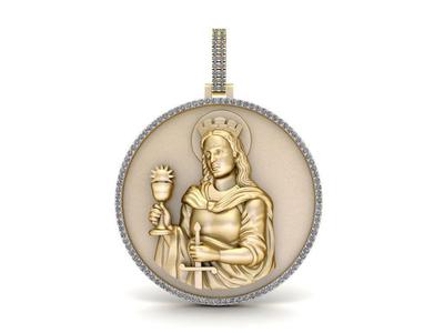 Saint Barbara – Pendant