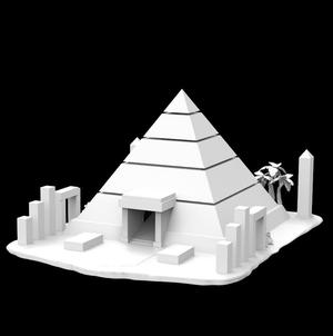 B10 Egypt Mini :: Possibly Cool Dice Tower