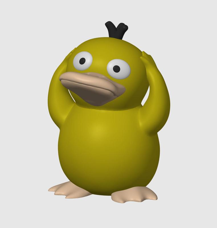 Psyduck Pokemon (Nosupport, 3mf included)
