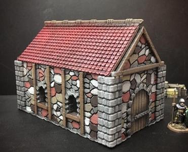 Medieval Cottage (15mm scale)