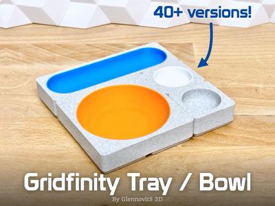 Gridfinity Tray / Bowl – Catch-it-all organizer for the desk