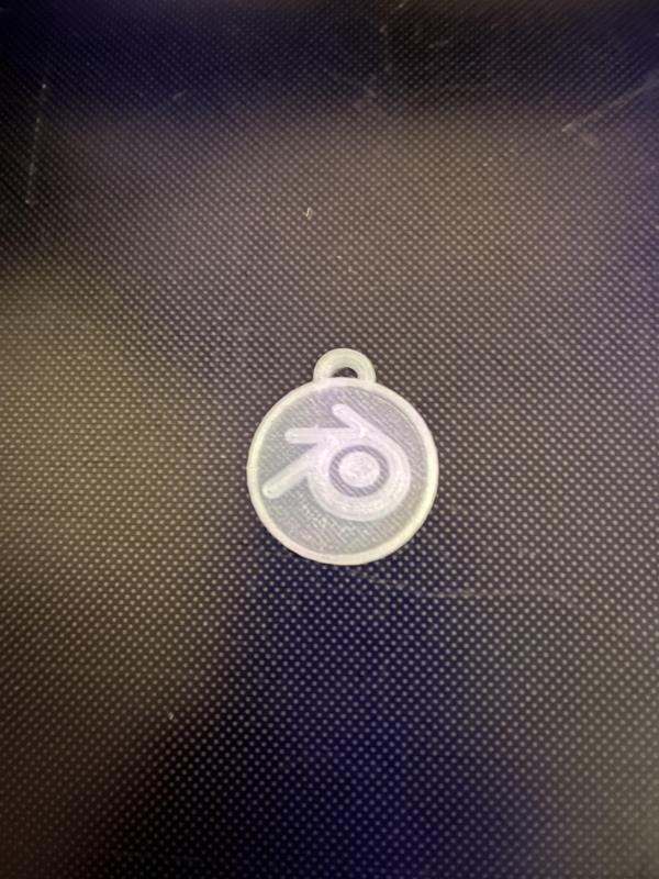 blender logo keychain!