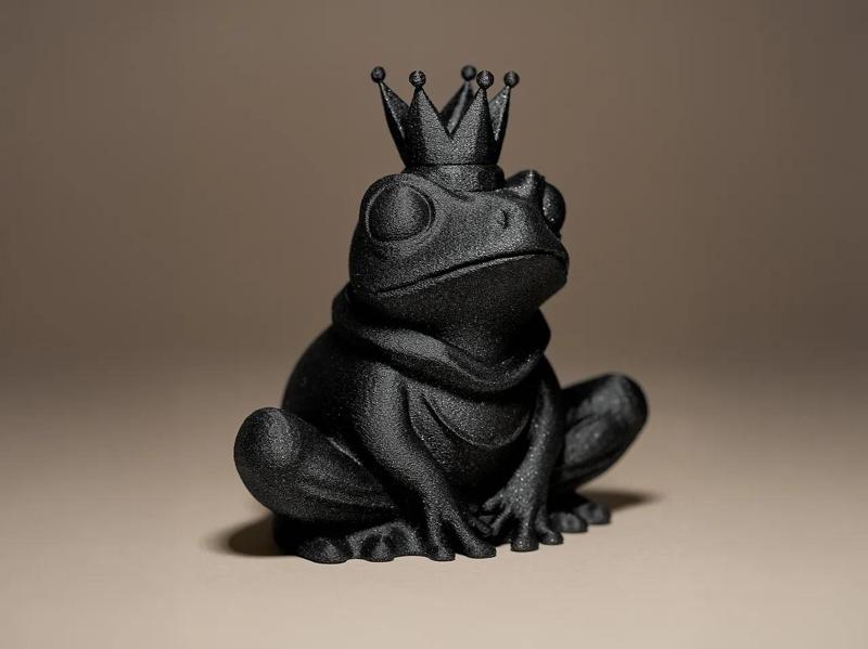 Frog with a Crown Decor Figurine