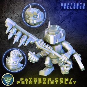Furry Alien Soldier