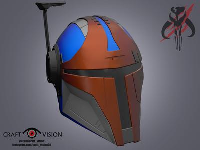 Mandalorian Helmet STALKER 3D model