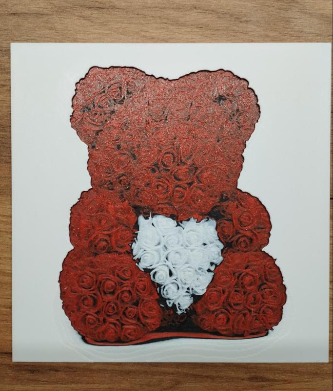 Teddy bear of roses – hueforge