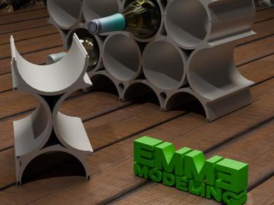 Modular Wine Rack “Infinity Cell”