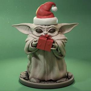 Baby Yoda Christmas 3D Printing Figurine | Assembly
