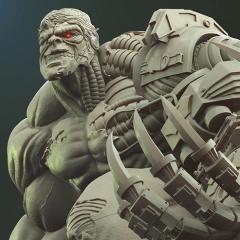 Cyborg Hulk 3D Printing Figurine | Assembly