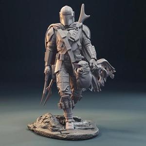 The Mandalorian STL files for 3D Printing | Assembly Model