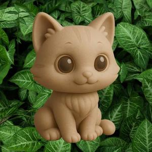Cute little Cat 3D Figure (perfect for printing)