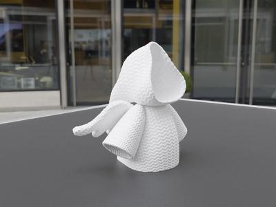 Art Furniture — Knitted Little Angel Ornament, Hat can hold keys (safe entry and exit)