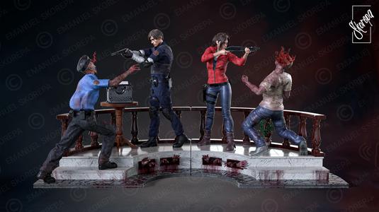 RESIDENT EVIL 2 FULL DIORAM