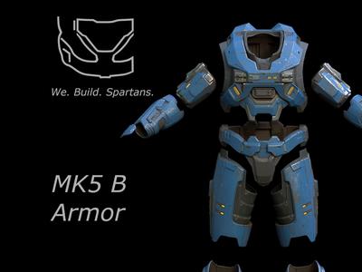 HALO MK V B armor 3d print files