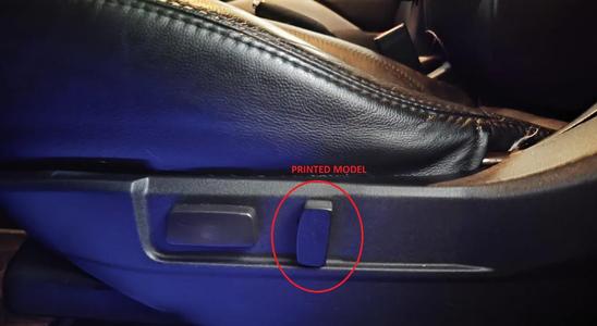 Driver seat adjustment knob – Mitsubish Outlander 2010
