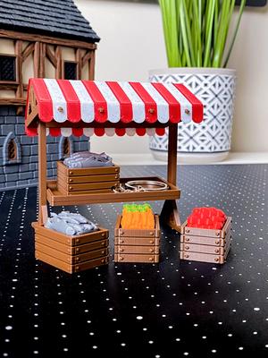 Medieval Crate Clicker – Medieval Market Stall