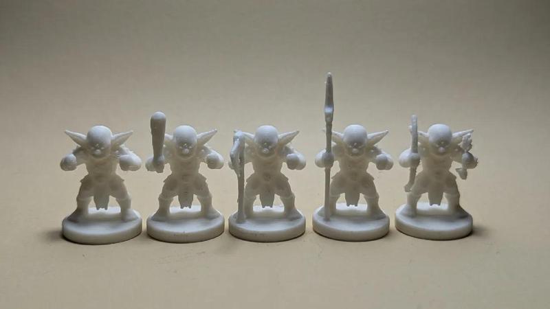 Chibi / Retro Goblin Fighter 20mm (DND/TTRPG)