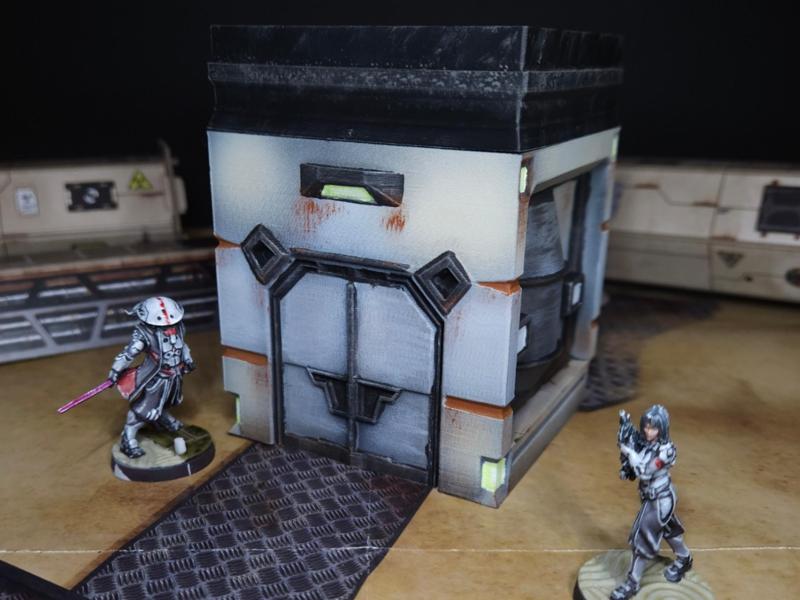 Sci-Fi Building Wargaming Terrain – 3x3inch