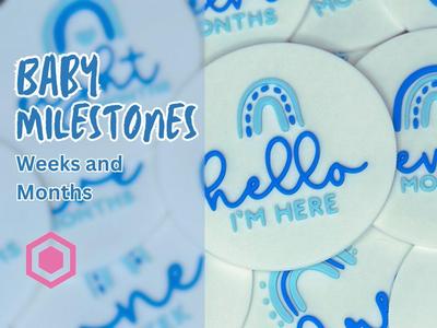 Baby Milestones with Weeks and Months