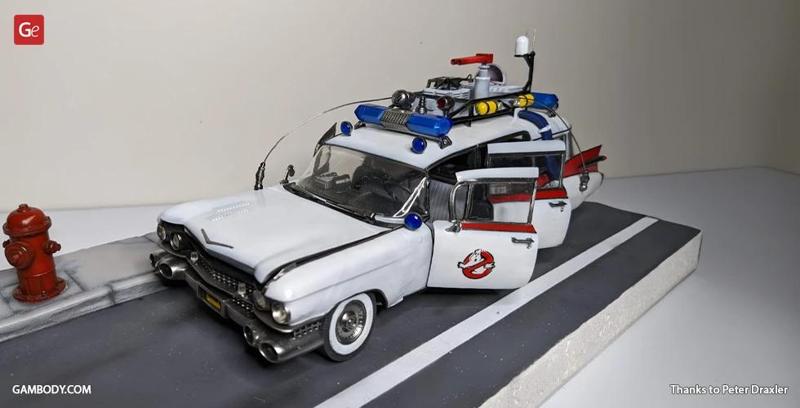 Ecto-1 3D Printing Model | Assembly + Active